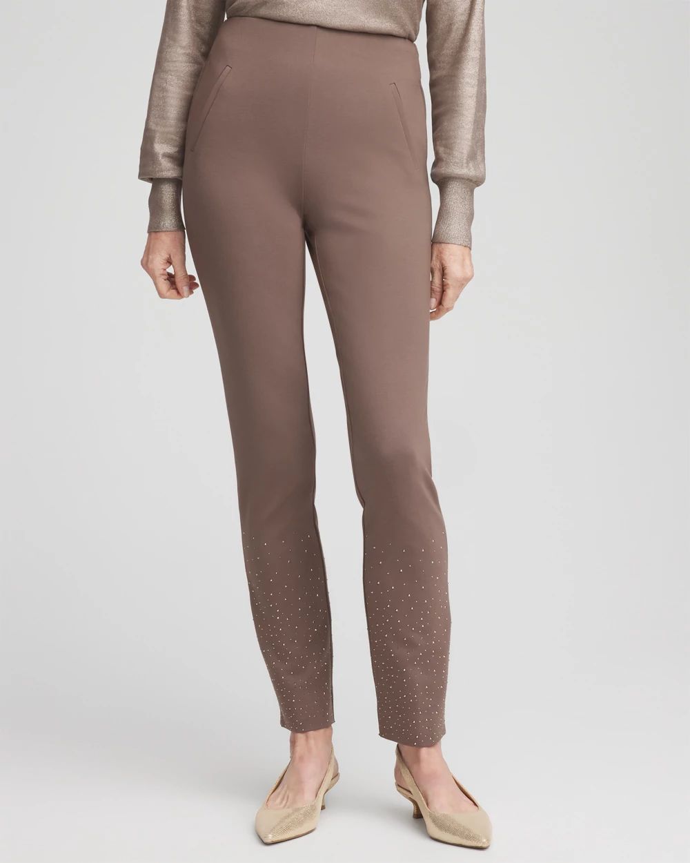 Petite Juliet Embellished Ankle Pants | Chico's